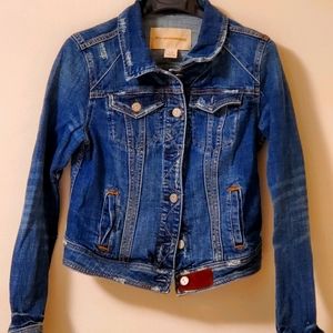 Pilcro and the letterpress jean jacket XS
